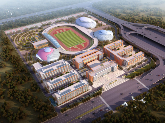 主題：臨沂市體育運(yùn)動學(xué)校新校 日期：2019-05-21